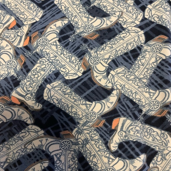NWOT, OS Cowboy Boot LuLaRoe Leggings. - Picture 4 of 4